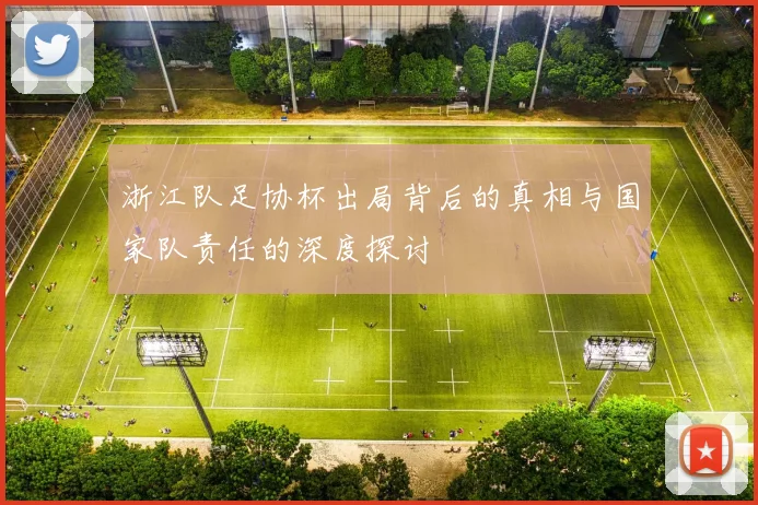 浙江队足协杯出局背后的真相与国家队责任的深度探讨